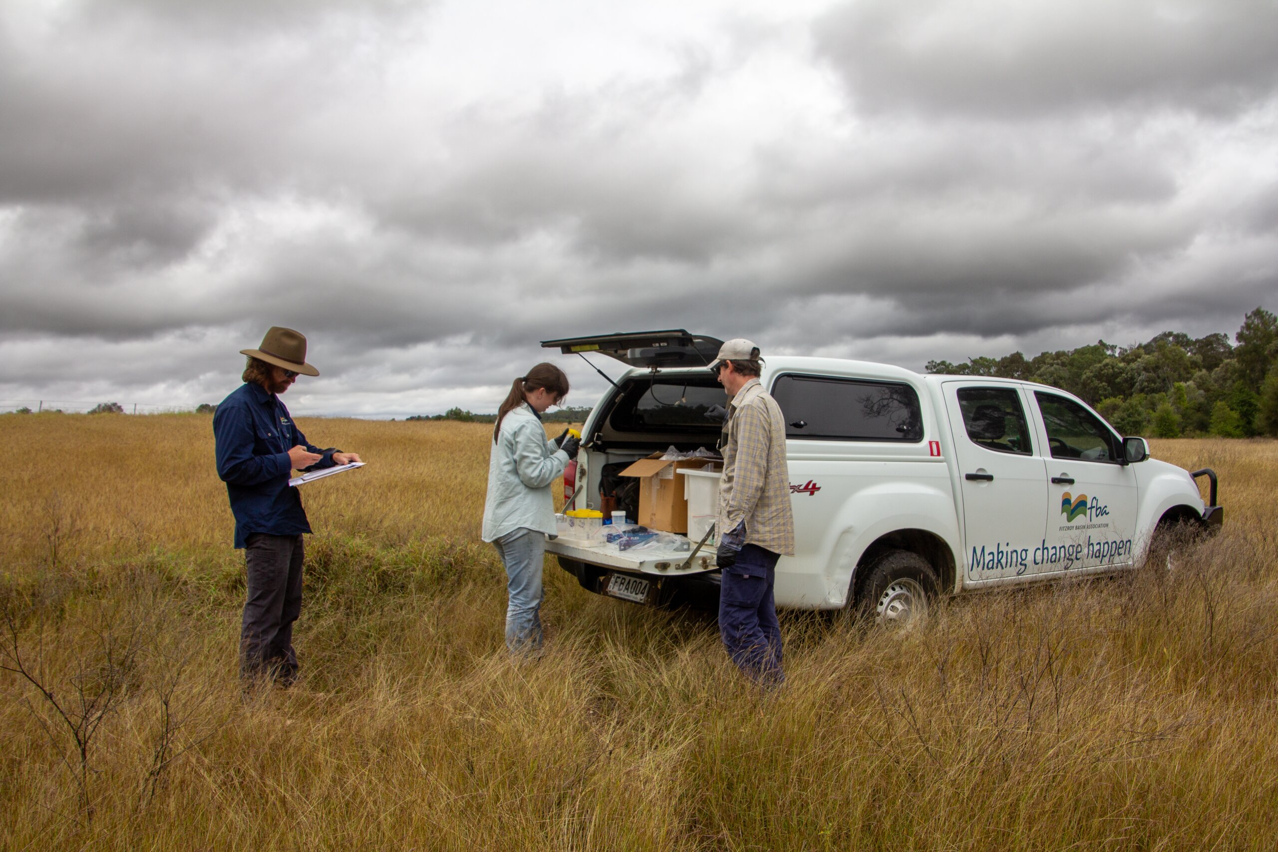 FBA staff out in the field